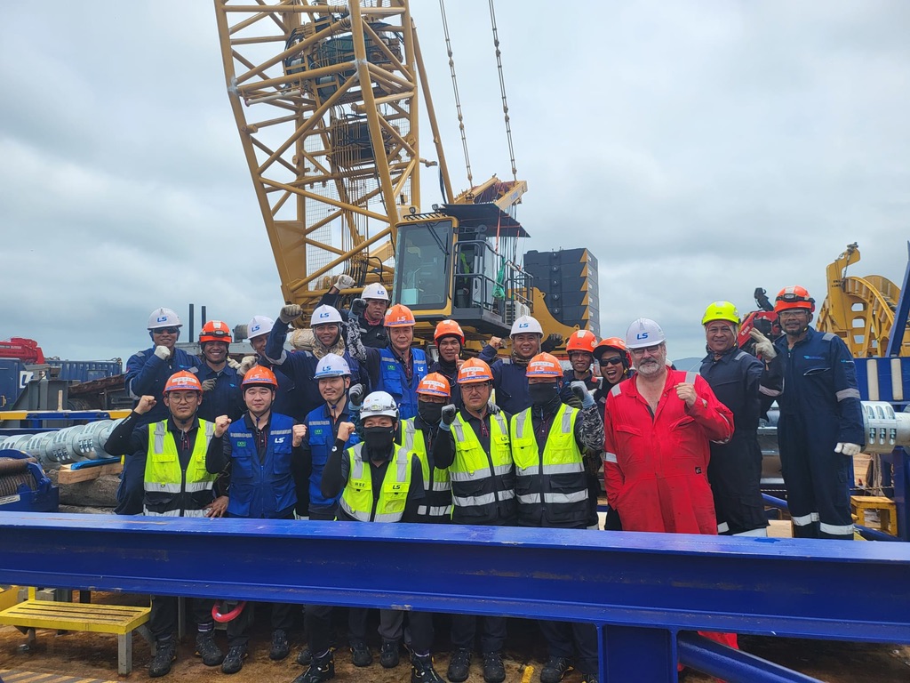 JN1 project team — Dimension & LS Marine Solution