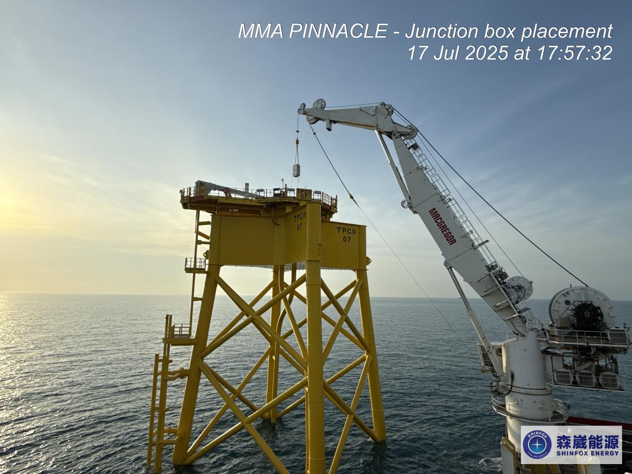 MMA Pinnacle junction-box placement at TPCII 07 jacket