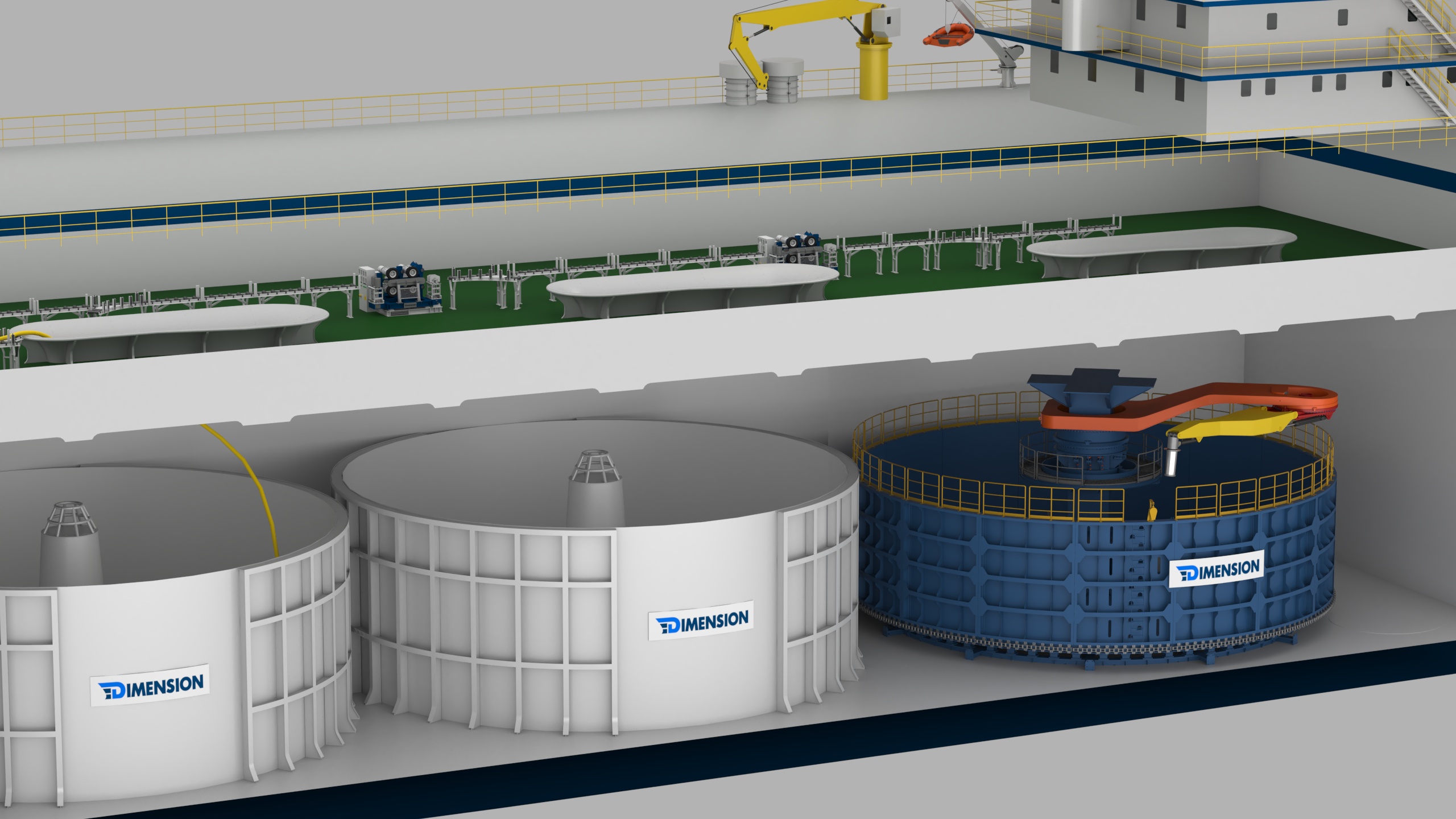 3,000 MT Underdeck Carousel