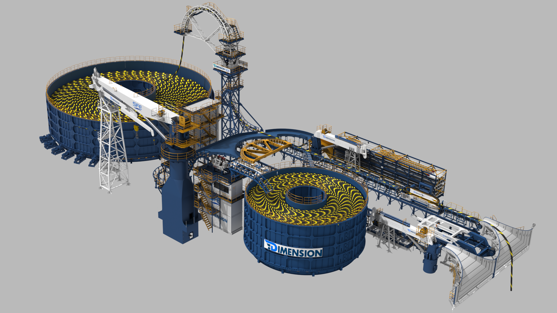 Compensated Cable Laying Systems