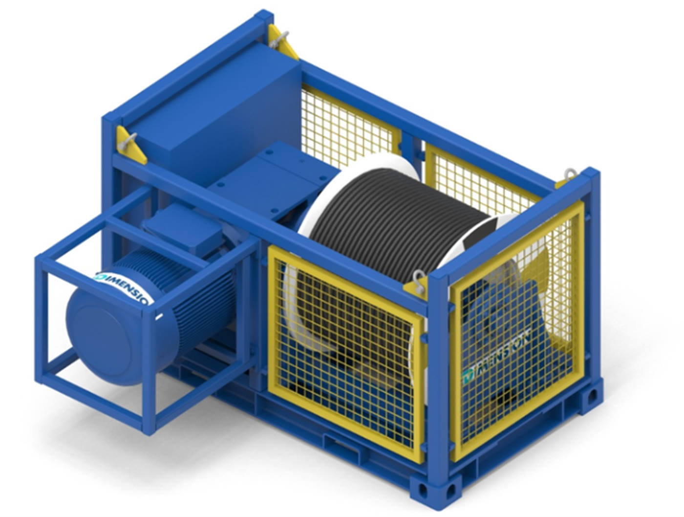 20 MT quadrant handling main winch — 132 kW direct electric drive